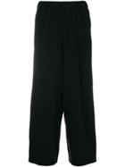 Christian Wijnants Wide Leg Cropped Trousers - Black