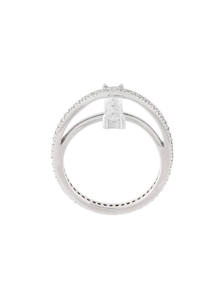 V Jewellery Vice Ring - Metallic