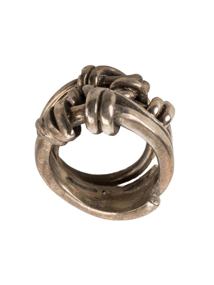 Tobias Wistisen Stone Ring, Adult Unisex, Size: 56, Metallic