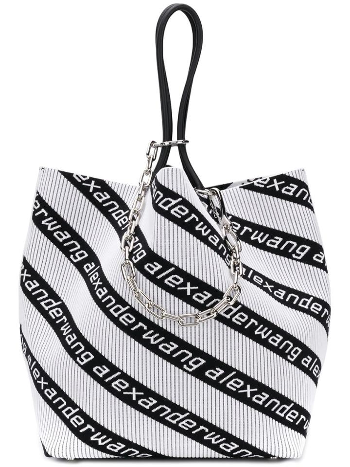 Alexander Wang Roxy Logo Tote - Black