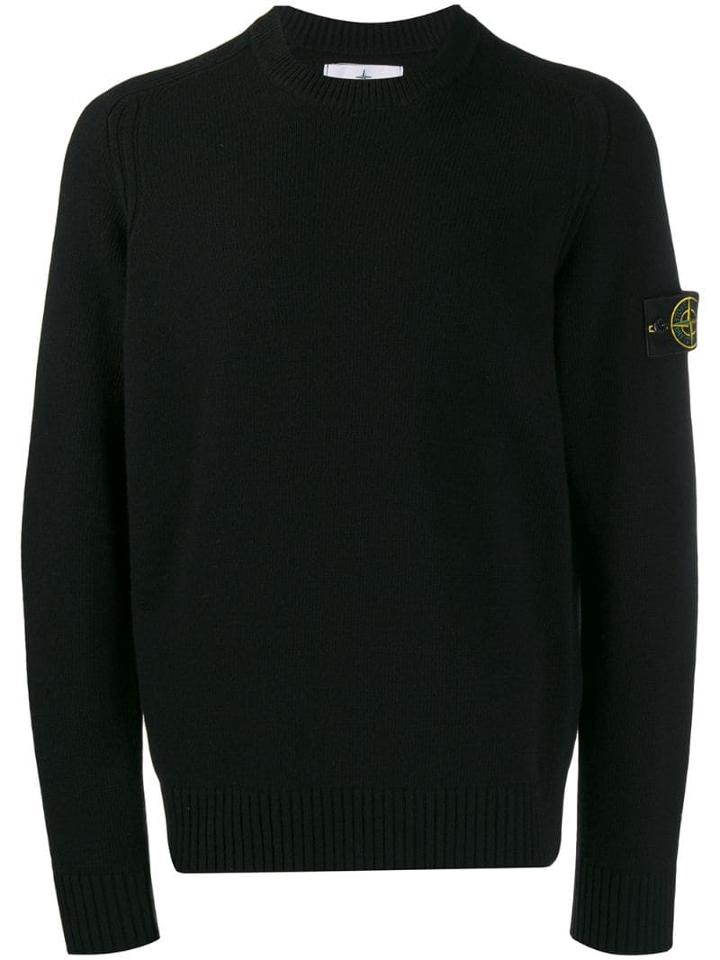 Stone Island Crewneck Sweater - Black