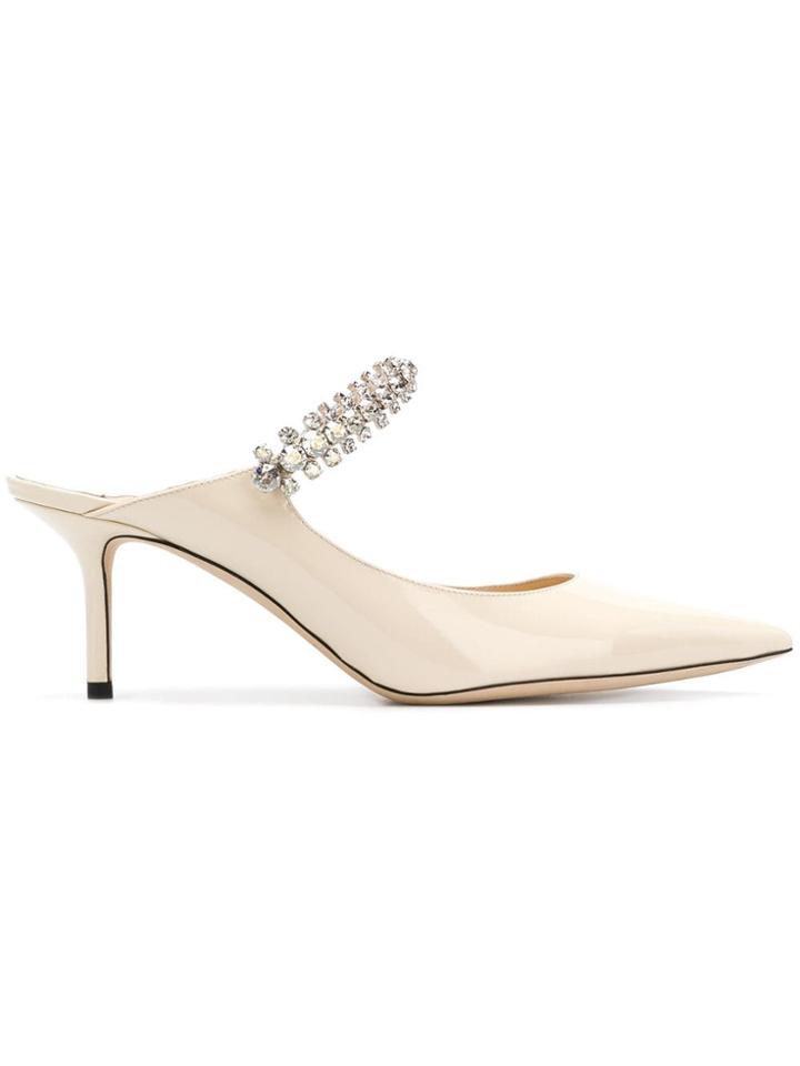 Jimmy Choo Bing 65 Mules - White