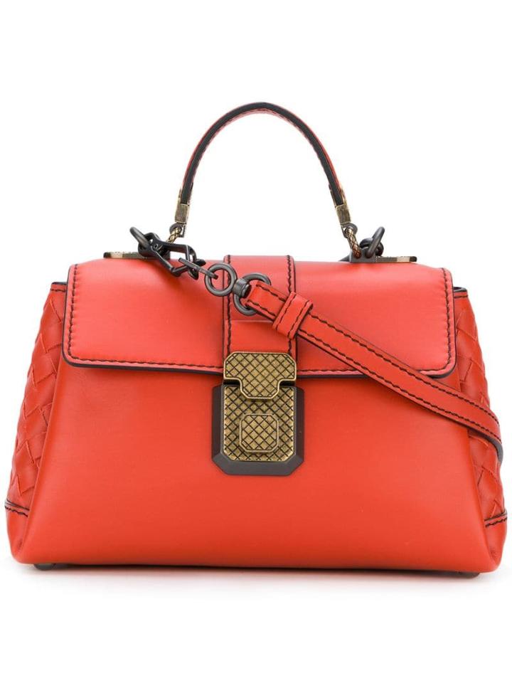 Bottega Veneta Terracotta Calf Mini Piazza Bag - Yellow