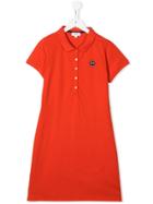 Boss Kids Logo Polo Dress - Orange