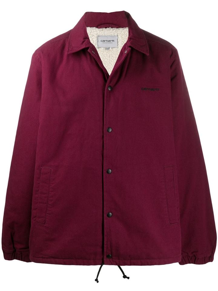 Carhartt Wip Canvas Coach Jacket - Red