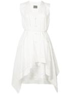Maiyet - Button Front Dress - Women - Silk/cotton - 2, White, Silk/cotton