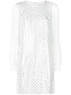 Michael Michael Kors Sequined Shift Dress - White