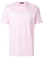 Versace Collection Logo T-shirt - Pink & Purple