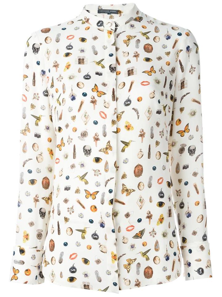 Alexander Mcqueen Obsession Print Shirt