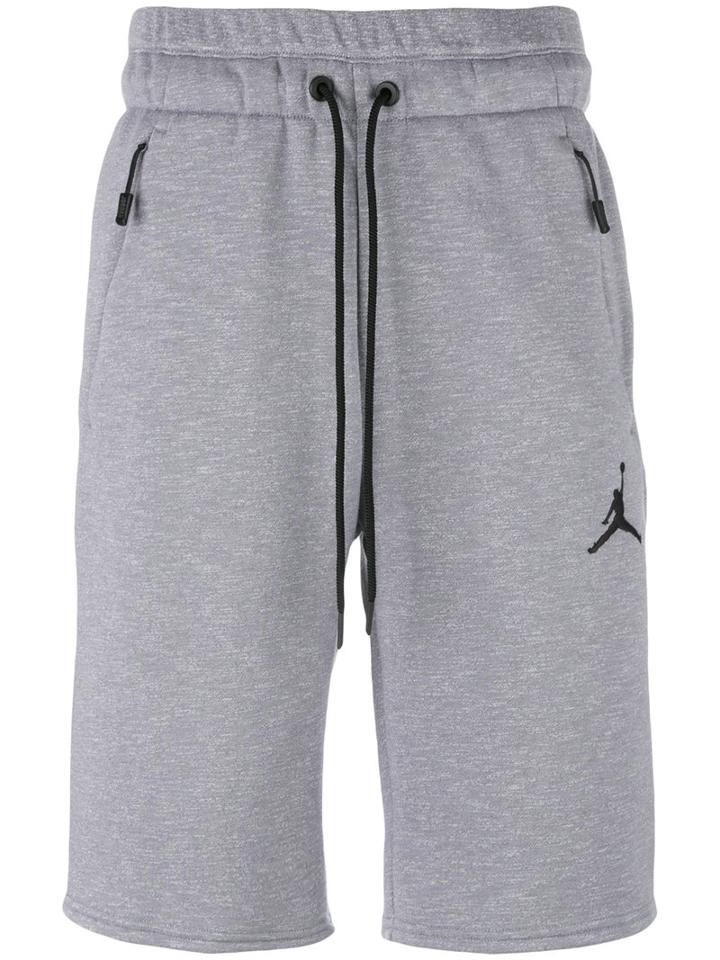 Nike Jordan Shorts, Women's, Size: Large, Grey, Cotton/polyester