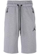 Nike Jordan Shorts, Women's, Size: Large, Grey, Cotton/polyester