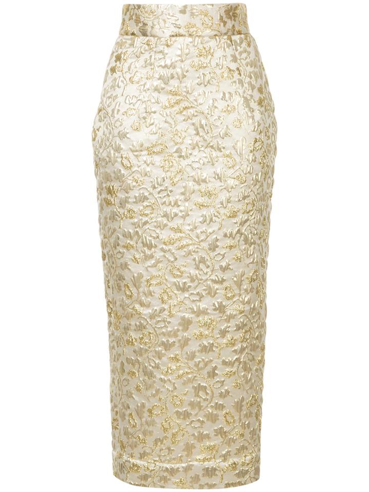 Bambah Sona Pencil Skirt - Metallic