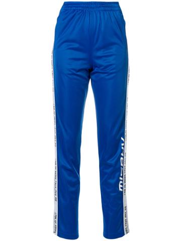 Misbhv Do You Still Think Of Me Track Trousers - Blue