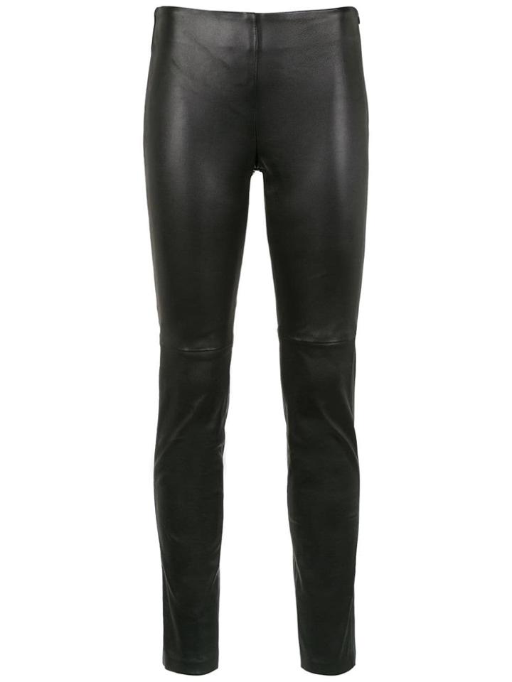 Uma Raquel Davidowicz Silicio Leather Pants - Black