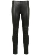 Uma Raquel Davidowicz Silicio Leather Pants - Black