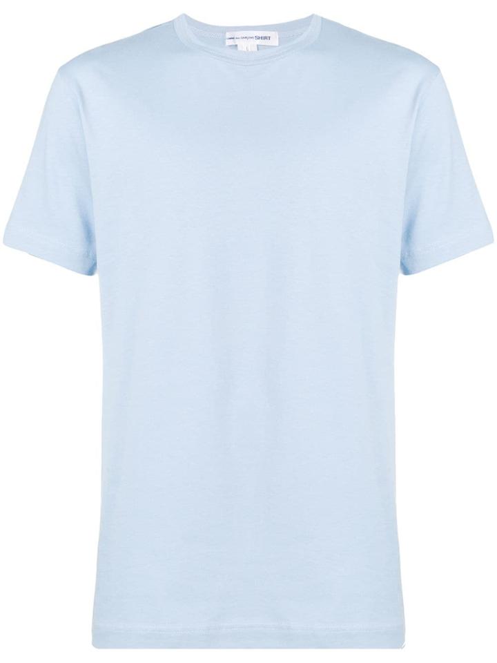 Comme Des Garçons Shirt Logo Print T-shirt - Blue