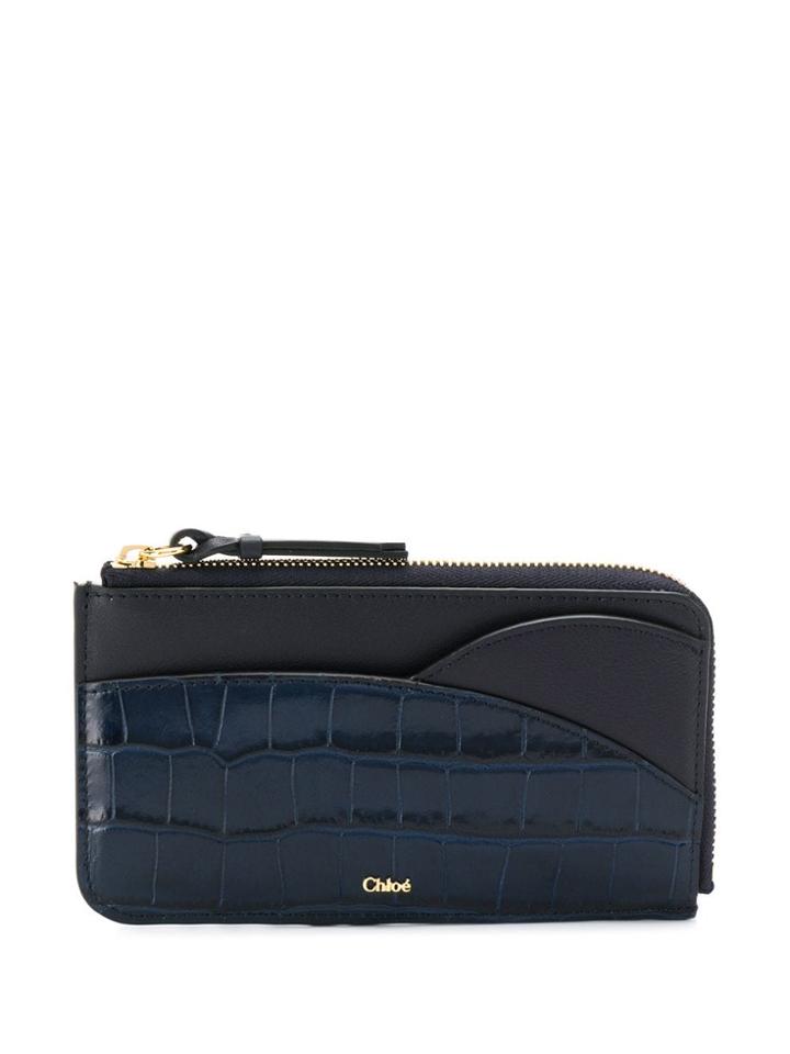 Chloé Logo Purse - Blue
