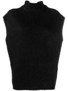 Emporio Armani Knitted Top - Black