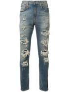 R13 Ripped Skinny Jeans - Blue