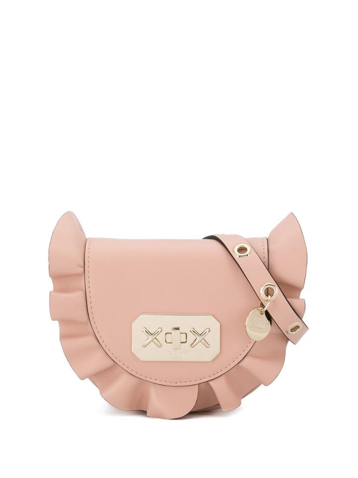 Red Valentino Red(v) Ruffled Belt Bag - Neutrals