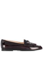 Tod's Fringed Detailed Loafers - Purple