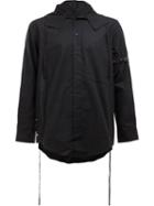 Craig Green Oversize Hooded Shirt, Men's, Size: Small, Black, Cotton
