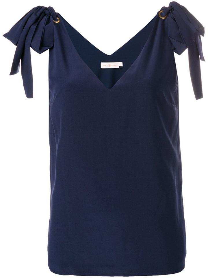 Tory Burch V-neck Tank Top - Blue