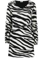 Liu Jo Zebra Print Dress - Black