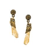 Prada Tiger Stone Earrings - Metallic