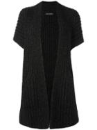 Iris Von Arnim Open Cardigan, Women's, Size: Medium, Black, Cashmere