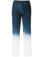 Mara Mac Gradient Print Trousers - Blue