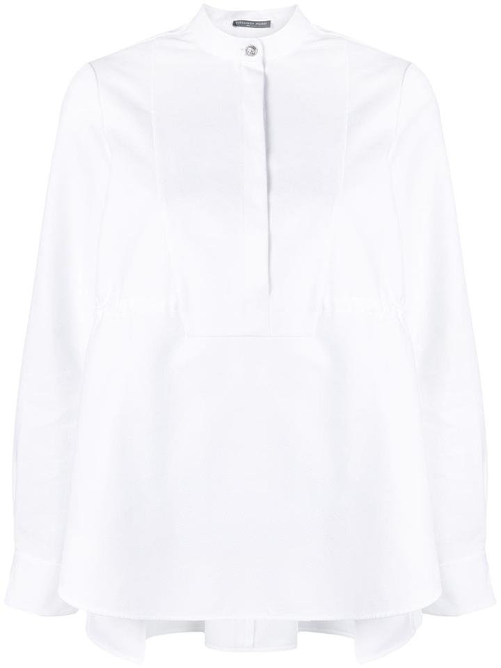 Alexander Mcqueen Bib Detail Shirt - White