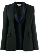 Alexander Mcqueen Double Placket Blazer - Black