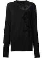 Ann Demeulemeester 'grito' Sweatshirt, Women's, Size: 34, Black, Cotton/lyocell