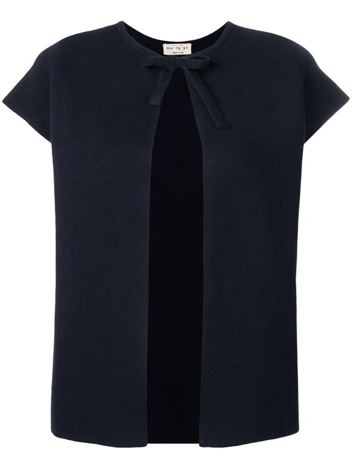 Ma'ry'ya Short Sleeve Cardigan - Blue