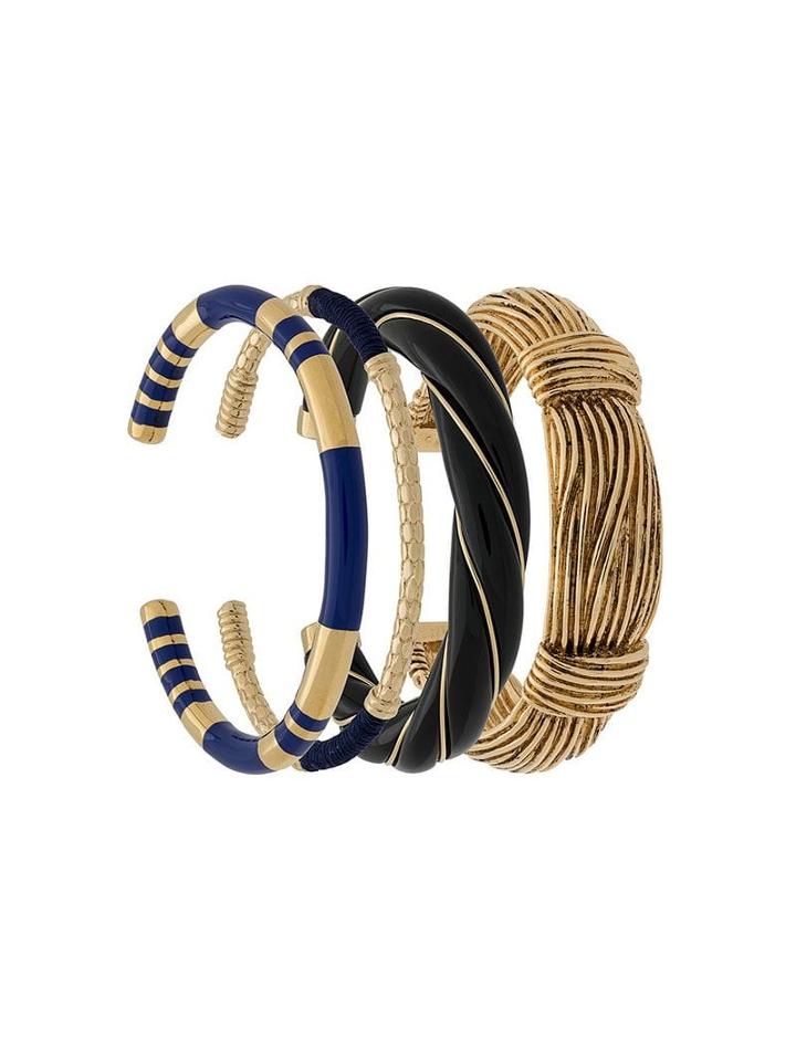 Aurelie Bidermann Stacking Bracelet Set - Metallic