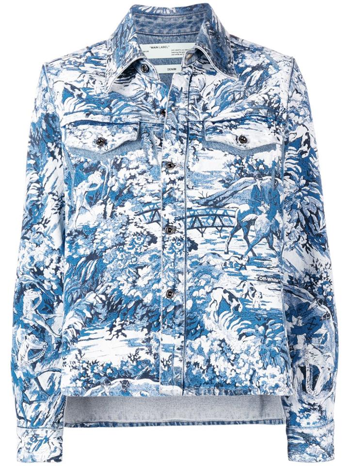 Off-white Tapestry Shirt - Blue