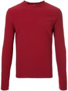 Namacheko Mandarin Collar Sweater - Red