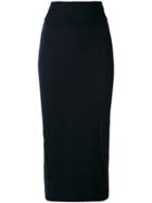 Max Mara Fitted Midi Skirt - Blue
