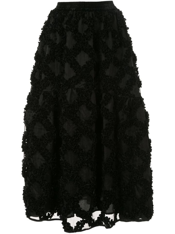 Cecilie Bahnsen Abby Skirt - Black