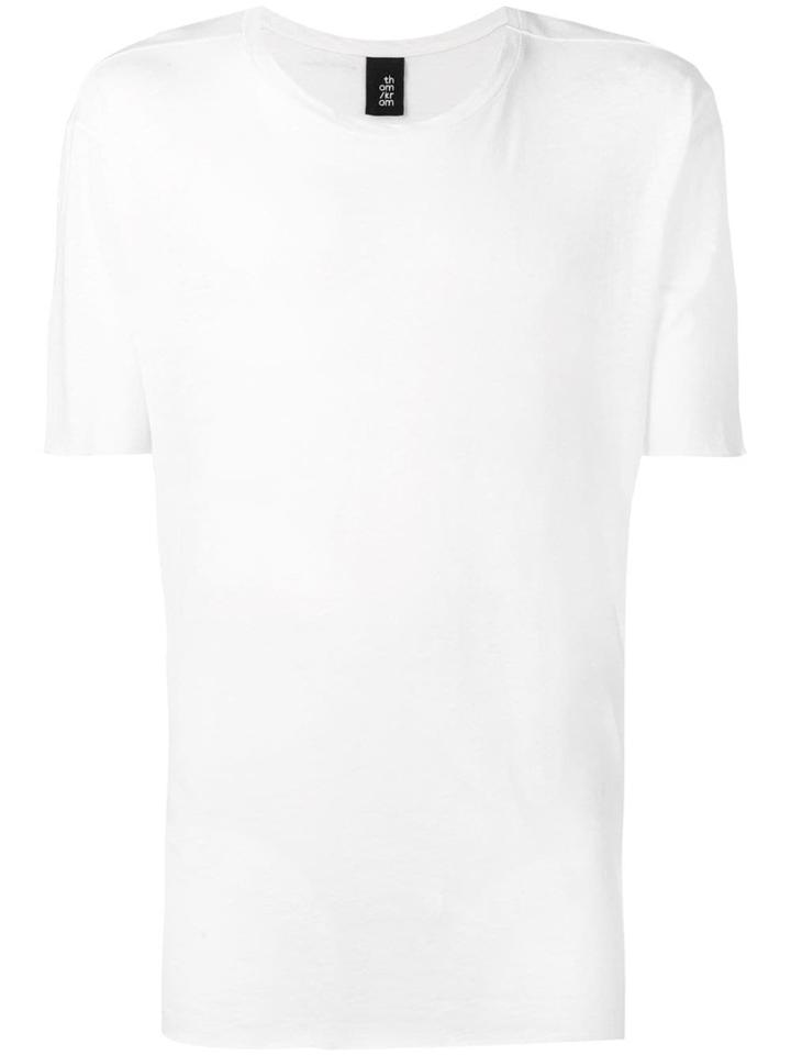 Thom Krom Longline Plain T-shirt - White