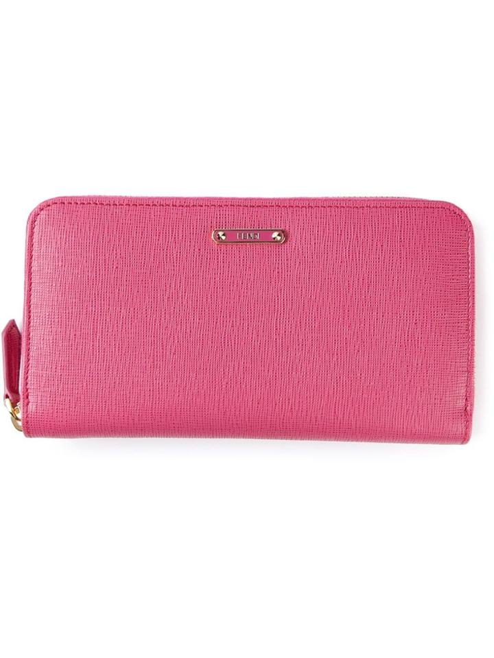 Fendi 'crayons' Wallet - Pink