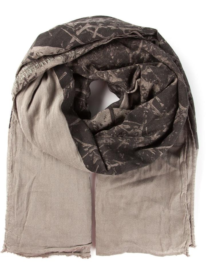Lost & Found Ria Dunn Printed Scarf - Brown