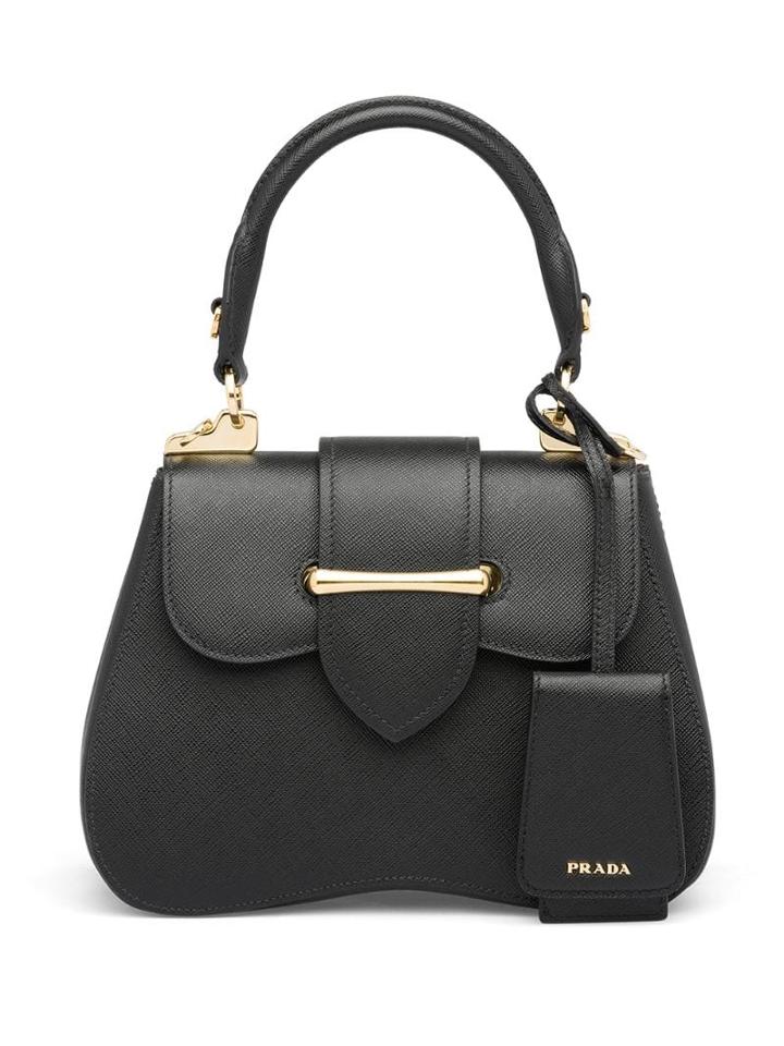 Prada Sidonie Saffiano Tote Bag - Black
