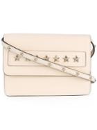 Red Valentino - Star Studded Clutch - Women - Calf Leather - One Size, White, Calf Leather