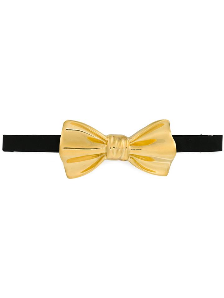 Cor Sine Labe Doli Metallic Bow Tie