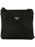 Prada Vintage Messenger Shoulder Bag - Black