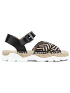 Stella Mccartney Cross Strap Espadrille Sandals - Nude & Neutrals