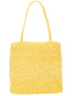 Maryam Nassir Zadeh Valentina Knitted Pouch Bag - Yellow & Orange