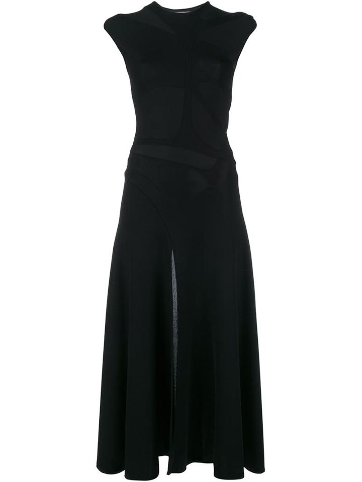 Esteban Cortazar Cut-out Back Midi Dress